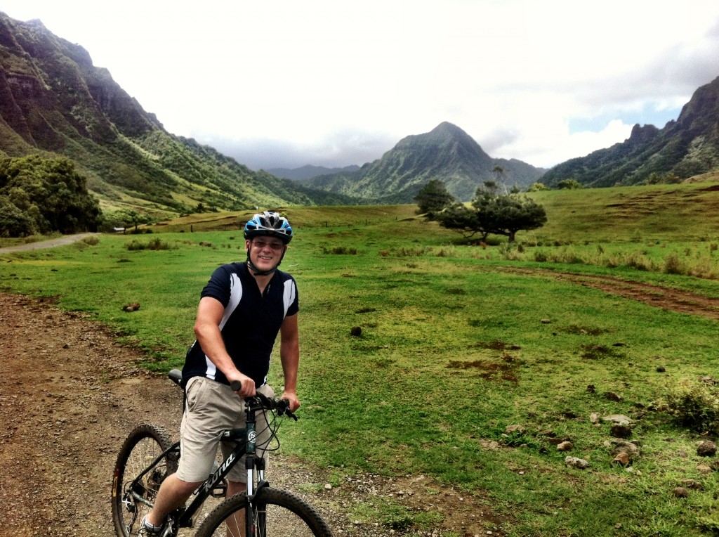 Scott Stawarz Mountain Biking in Oahu